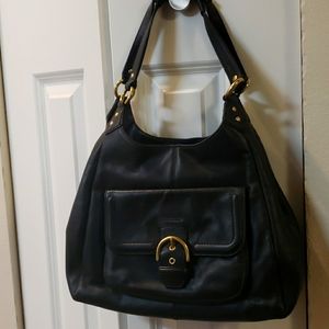 Vintage Coach Campbell /Hobo style  Black Purse